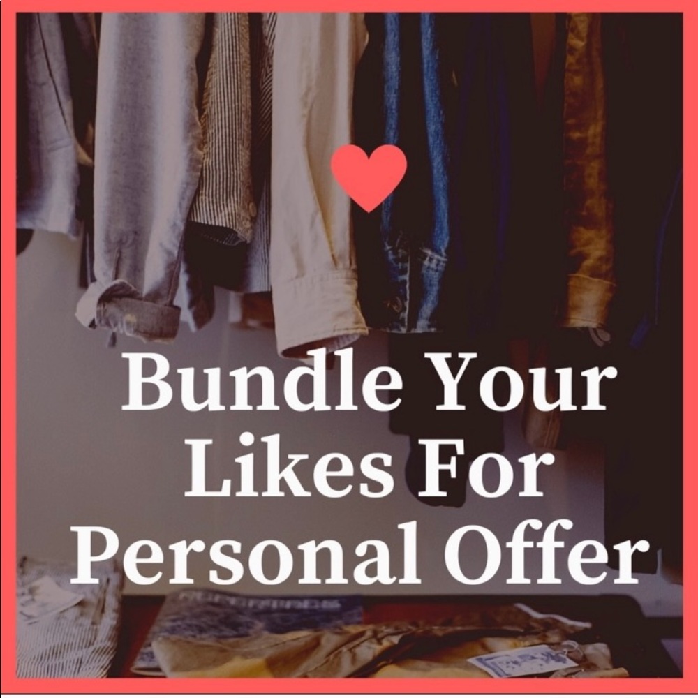 Bundle your likes for personal offer